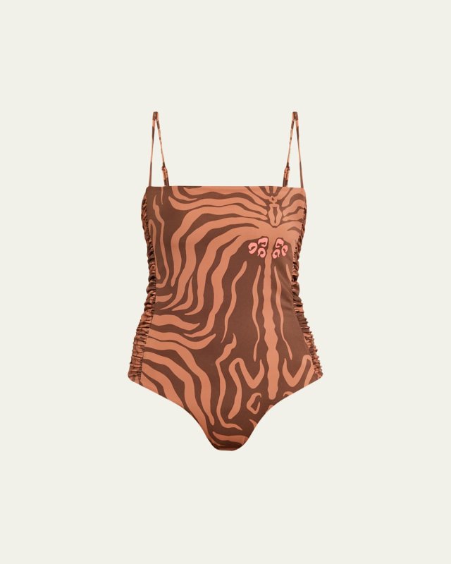 Kuna Ruched One-Piece Swimsuit